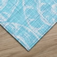 thumbnail image 4 of Addison Rugs Indoor/ Outdoor Surfside Imprints Washable Rug New Aqua - 9' x 12', 4 of 5