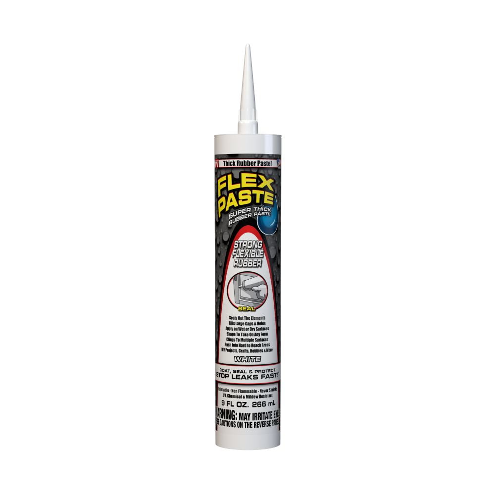 Flex Paste Super Thick Rubber Paste, White 9oz Tube