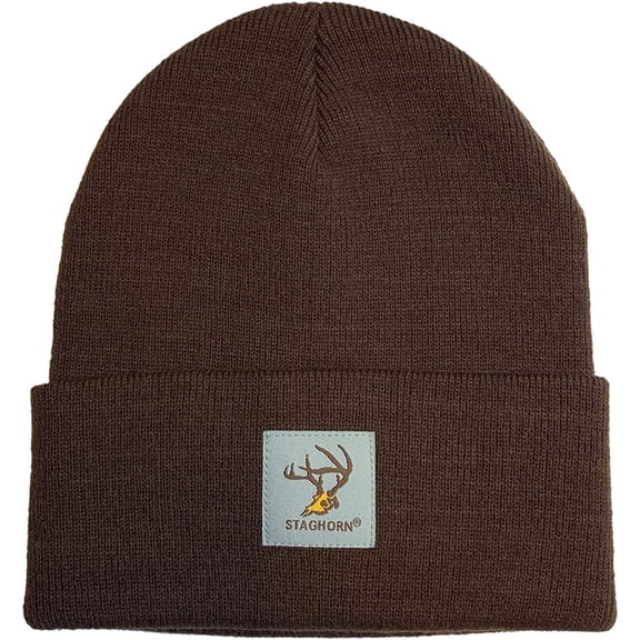 Staghorn Men's Night Watch Beanie Brown One Size
