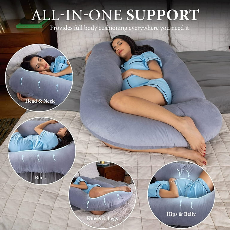 21 Best Pregnancy Pillows: C-Shaped, U-Shaped, Whole-Body & More