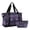 Deep Flowers, variant on Dry Wet Separated Sports Duffel Handbag Bags, Gym Crossbody Bag with Detachable Strap/Cosmetic Pouch, Red Ship Logo