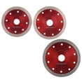 thumbnail image 1 of 3-Piece Diamond Cutting Disc Set for Precision Work on Tile, Stone, and Ceramic Surfaces, Enhanced Durability and Smooth Operation for Professional and Home Use., 1 of 6