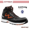 thumbnail image 2 of Zapato de Seguridad WSM tipo tenis, Ergonómico y muy ligero. Con casquillo de Policarbonato. Bota de trabajo multifuncional. Es un calzado Industrial dieléctrico y antiderrapante. Est Torino Tex WSM  TORITE2NGO300, 2 of 7