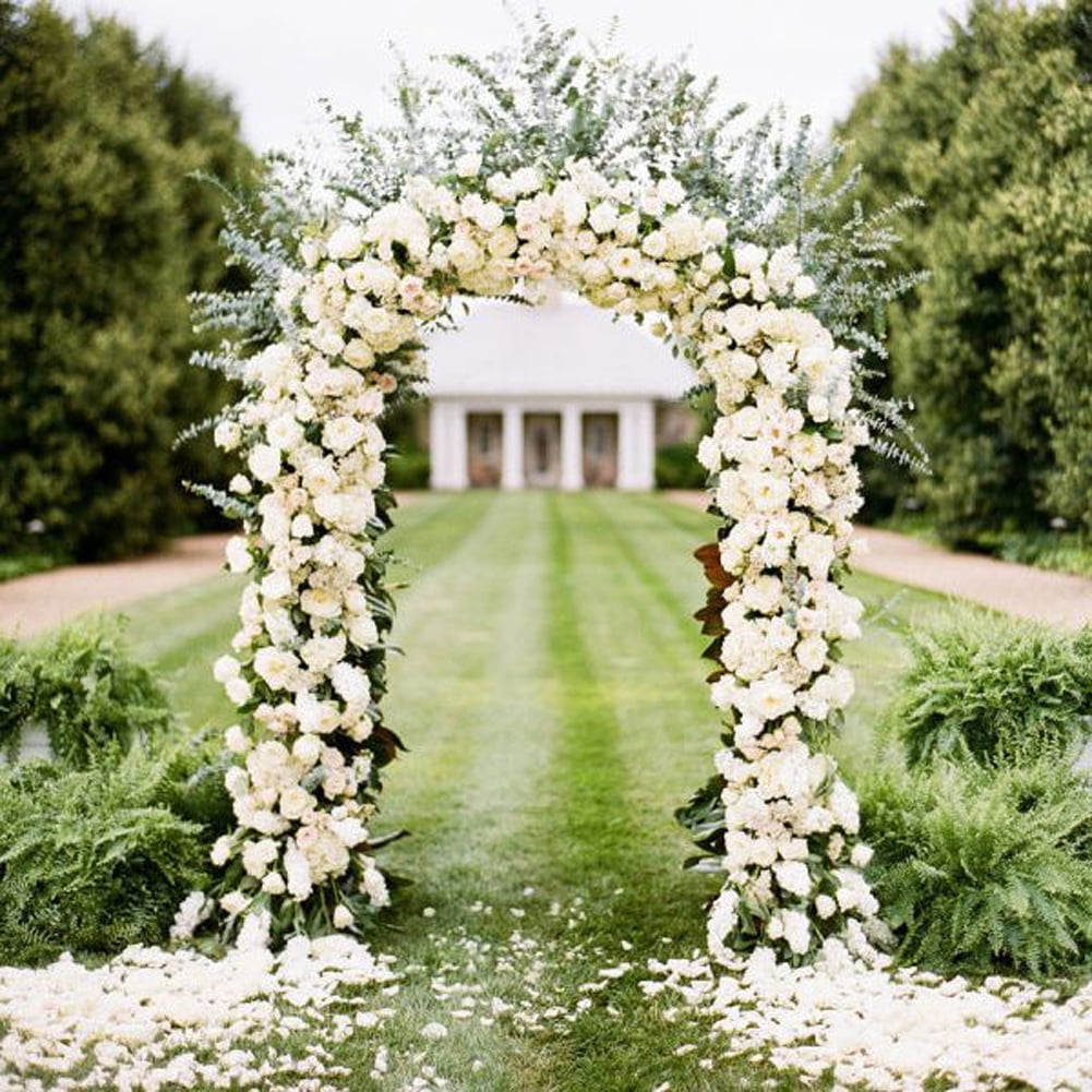 7.9 Ft Metal Wedding Garden Arch For Party Prom Beach Ceremony Floral Decoration
