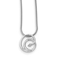 thumbnail image 1 of SS White Ice Diamond Necklace 18 Inch, 1 of 3