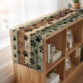 thumbnail image 6 of Table Runners 72 Inches Long Dress Scarves, Sage Green Brown Farmhouse Kitchen Table Runner, Coffee Tablerunners, Farmhouse Dog Paw Vintage 18x72 Inch, 6 of 9
