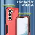 thumbnail image 2 of JTCASES for Samsung Galaxy 54 5G Case with Wireless Charging, Hybird Shockproof Bumper Anti-fall Rugged Non-slipping Protective Shell for Samsung Galaxy 54 5G (6.4" 2023), Red, 2 of 8