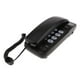 thumbnail image 4 of Teléfono Pequeño Universal con Cable Teléfono Fijo de Escritorio Teléfono Colgante Oficina en hogar Negro, 4 of 8