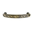 thumbnail image 6 of Utopia Alley HW265PLAB021 Roma Antique Brass Cabinet Pull  3.8 inch Center to Center, 6 of 7