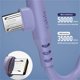 thumbnail image 5 of Cable Usb En Ángulo Recto De 90°, Codo, Micro Usb Líquido, 3 A, Carga Rápida, 5 of 8