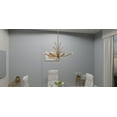 thumbnail image 4 of PCKIE5029BWS Quoizel Lighting Kiera - 6 Light Chandelier In Modern Style-24.5 Inches Tall and 29 Inches Wide-Brushed Weathered Brass Finish, 4 of 8