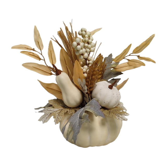 Accesorios artificiales de decoración de calabaza de Halloween, accesorios de fotografía de otoño, arreglos florales artificiales, centros de mesa de