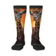 thumbnail image 1 of Fotbe Tree Hollow Meditating Giraffe Calcetas Divertidas Estampadas para Hombre y Mujer, Calcetas de Algodón hasta la Rodilla para Caminar, Correr, Enfermería y Embarazo, 1 of 6