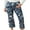 Dark Blue, variant on Rdhnmea Womens Boho Flared Pants Wide Leg Beach Palazzo Pants Plaid/Floral/Geometric Print High Waisted Lounge Pants with Pockets