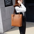 thumbnail image 2 of Sac Fourre-Tout pour Femmes Mode Minimaliste Grande Capacité Sac à Main à Poignée Supérieure, 2 of 10