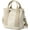 Beige, variant on Small Tote Bag with Zipper, 2024 Canvas Multi-Pocket Crossbody Bag Shoulder Bag Satchel Hobo Bag Messenger Bag