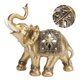 thumbnail image 4 of Estatua De Elefante, Regalo De Estatuilla Duradera, Resina Sintética Dorada Delicada Para Bar, Gabinete De Vino, Decoración ANGGREK Figurine Gift, 4 of 8