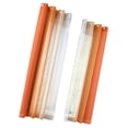 thumbnail image 1 of 2 uds. Cortinas de ventana transparente ancho Total 280 cm/110,23 pulgadas naranja- Naranja- Talla S Zulema Cortina de ventana transparente, 1 of 3