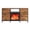 Brown - Drawers, variant on Ktaxon Modern Fireplace TV Stand, 58" Entertainment with 18in Electric Fireplace Heater, 4 Open Shelves, Large Storage for Living Room, Home, Apartment, Brown