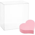 thumbnail image 1 of Caja acrílica para tarjetas de boda de 13 x 24 x 24 cm. Estuche transparente para tarjetas de boda, porta tarjetas de regalo, caja para dinero de boda con diseño de corazón., 1 of 6