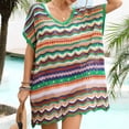 thumbnail image 4 of MKLEKYY Maillot de Bain Grande Taille pour Femmes, Robe de Plage Aguichant à Manches Longues, Tenue de Vacances, 4 of 7