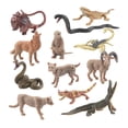 thumbnail image 2 of 12x figuras de animales , juego de figuras de animales, modelo simulado para suministros de fiesta, decoración para pasteles, niños y niñas Estilo G, 2 of 8