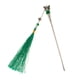 thumbnail image 3 of Pasador de cabellero Japonés con Borla con Flecos, de Adorno para el cabellero Kumi , Verde Salvador Vintage Tassel Hair Stick, 3 of 7