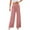 Pink, variant on EDFBUYKRS Female Women Pants Casual Womens Pants Petite Women Casual Knitted Ribbed Hight Waist Solid Color Long Pants Trousers with Pockets Xl