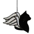 thumbnail image 2 of Joernso Angel Cat Ornament Creative Shape Smooth Edge Not Easily Deformed Heat-Resistant Wing Design Burr Free Acrylic Angel Cat Pendant Hanging Ornament Car Supplies, 2 of 8