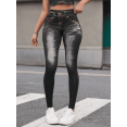 thumbnail image 4 of Leggins Mujer Mezclilla Unitalla Faja Alta Estilo Pantalón Mezclilla, 4 of 7