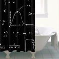 thumbnail image 4 of Math Equations Calculus Black Pattern Shower Curtain 72"x72" ,Bathroom Decorative Shower Curtains Set with 12 Hooks,Modern Waterproof Washable Shower Curtain, 4 of 6