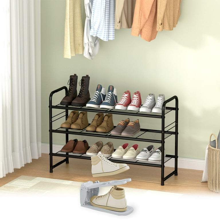 Mouliraty Cute Shoe Slots Organizer, Adjustable Shoe Rack Stacker - Main Image