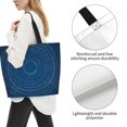 thumbnail image 4 of ZICANCN Blue Dream Swirl Tote Bag , Grocery Bags Reusable Shopping Bags with Handles Durable Foldable Washable for Women Men, 4 of 8