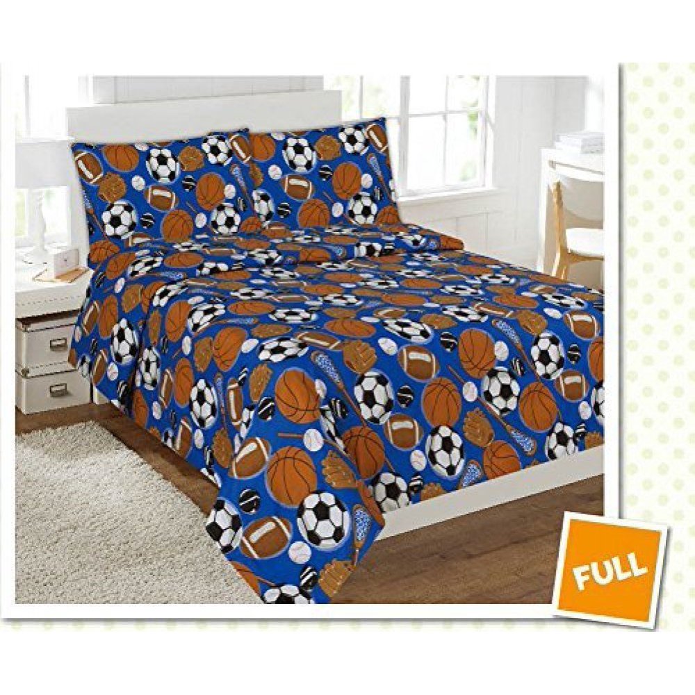 Fancy Linen 3PCKidsSports Dark BlueFootballBasketballBaseball