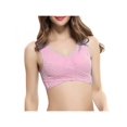 thumbnail image 4 of LACESELL Cross Side Buckle Wireless Seamless Lace Women Yoga Bra, 4 of 4