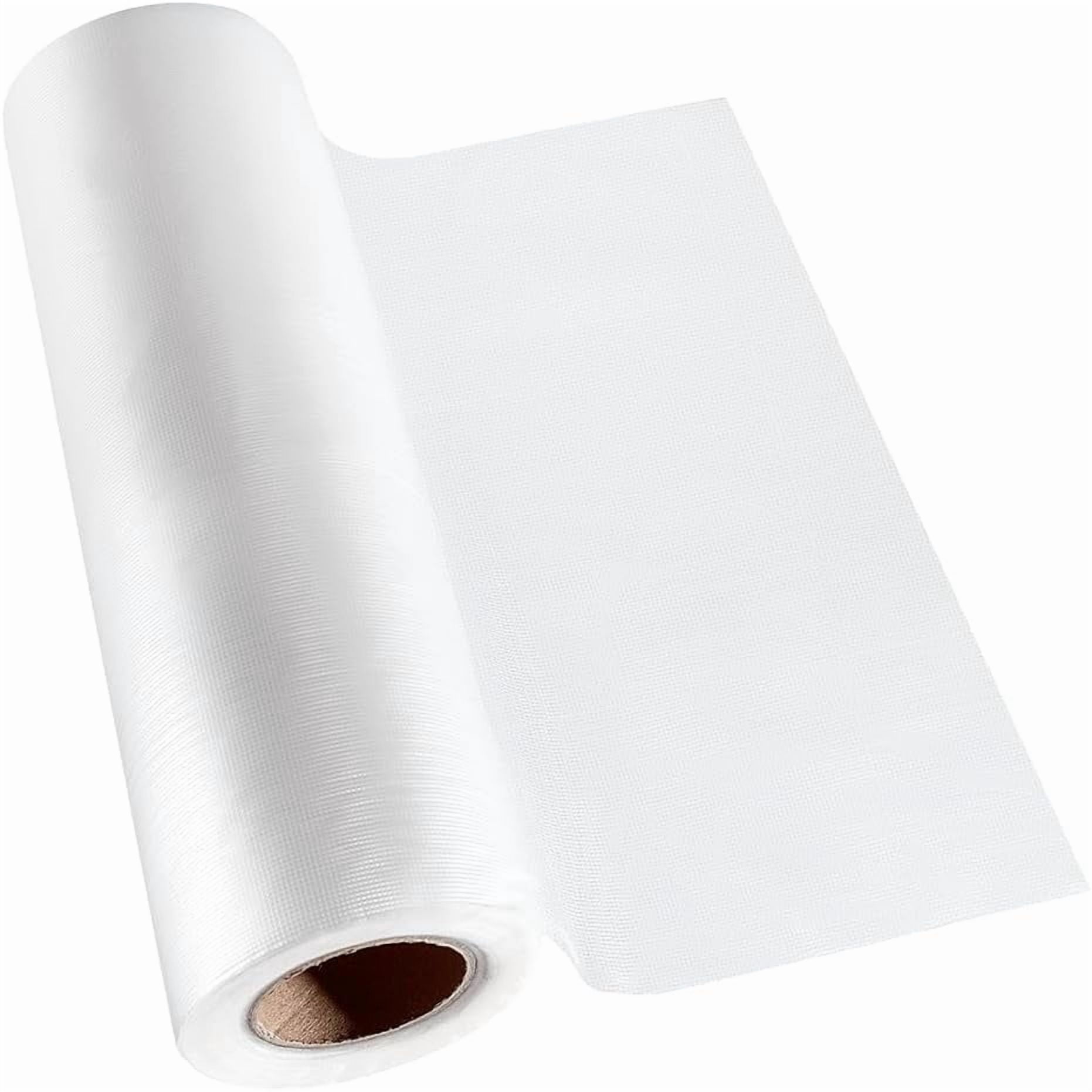 Water Soluble Stabilizer for Embroidery 7.8 inch x 50 Yard Embroidery Stabilizer Film Transparent Wash Away Water Soluble Stabilizer and Topping for Machine Hand Sewing Towels White