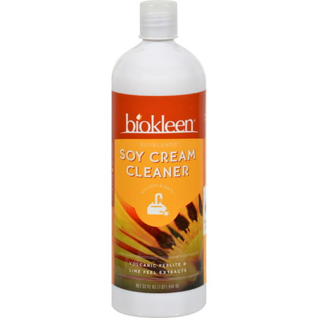 Biokleen Kitchen &amp; Bath Cleaner crème de soja, volcanique Perlite &amp; Lime Peel, 32 Oz