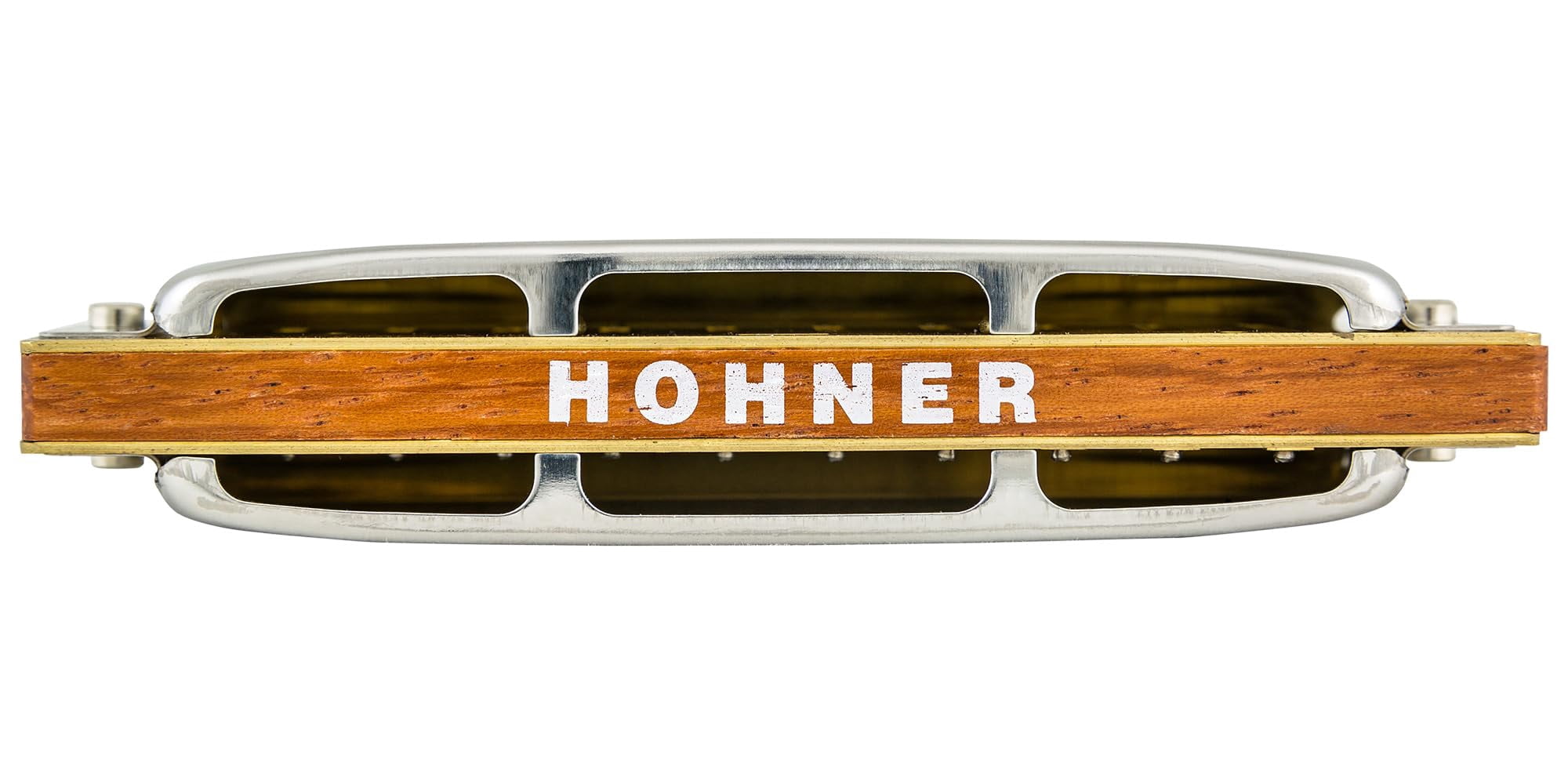 Hohner Harmonica 532 Blues Harp MS - Key of A Bundle with Key Stickers, Harmonica Beginner Manual, and Austin Bazaar Polishing Cloth