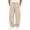 Khaki, variant on GERsome Wide Leg Sweatpants with Pockets Men's Open Bottom Pants Drawstring Waist Athletic Sweat Pants