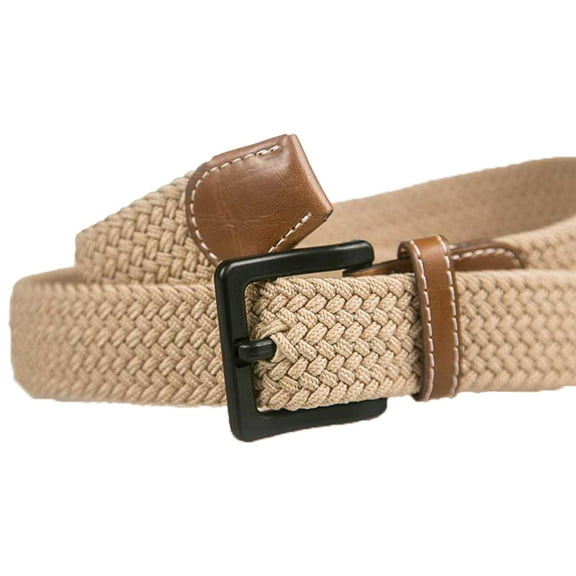 Beep Free® 1 3/8” 35MM Khaki Nylon Belt | Size 32-36 | Airport Security Checkpoint Friendly | Metal Free | Nickel Free | Hypoallergenic | TSA-Friendly | Metal Detection Friendly