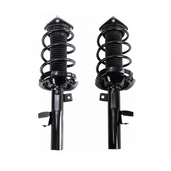 TRQ Front Strut & Coil Spring Assembly Set Driver & Passenger Sides Fits Select 13-18 Ford C-Max
