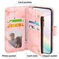 thumbnail image 2 of Asuwish Compatible with LG V50 ThinQ Wallet Case Lanyard Leather Flip Card Holder Stand Wrist Strap Cell Phone Cover for LGV50 5G V 50 Thin Q V50ThinQ 50ThinQ 50V Women Men Pink, 2 of 5