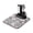 White-87, variant on Washable Rubber Multicolored Floral Dish Drying Mats for Kitchen Counter Home Large Coffee Bar Pad Accessories and Decor for Utensils Stemware 16''x18''