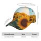 thumbnail image 2 of Balery Sunlit Sunflower Field Gorra de béisbol de tamaño ajustable para correr, entrenar y actividades al aire libre. Gorra de papá para todas las estaciones., 2 of 6