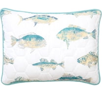 Tisa Fish Quilt Ensemble - Sham