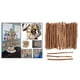 thumbnail image 3 of Rodajas de madera, manualidades, grafiti de madera, bloques de madera sin terminar, decoración para habitación, fiesta 100pcs palitos de madera, 3 of 8