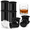 Black-4 PACK, variant on Stainless Steel Clear Ice Ball Maker 4 Pack Black Use for Cocktail and Beverage Drinks