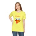 thumbnail image 6 of Smile Turkey Thanksgiving Streetwear Unisex Jersey Short Sleeve T-Shirt, 6 of 12