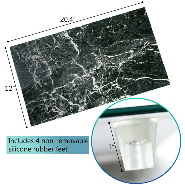 20-3/8 in. Tempered Glass Stove Burner Cover and Cutting Board 20-3/8 in. Tempered Glass Stove Burner Cover and Cutting Board