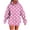 Pink, variant on Hoodie Women Women's Polka Dot Roomy Hoodie Fall Casual Pocket Sweatshirt Womens Sweatshirt S